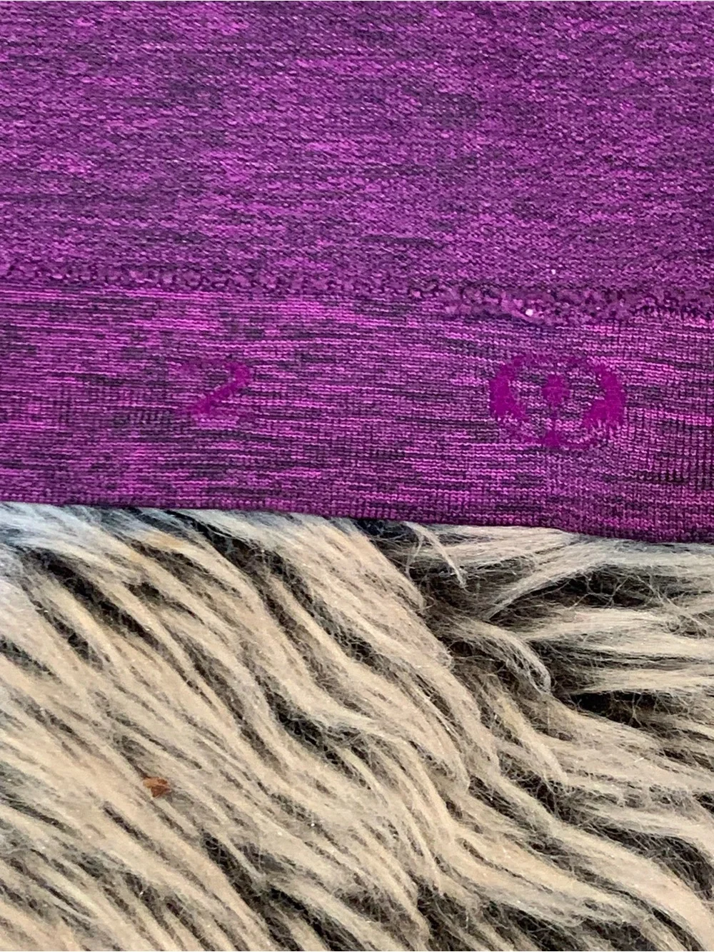 Lululemon Swiftly Tech Racerback Black / Chilled Grape Size 2